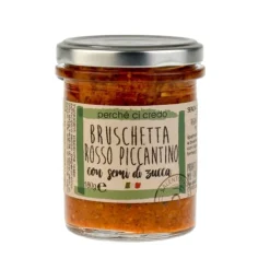 Perché Ci Credo rode bruschetta met pompoenpitten 180 gram