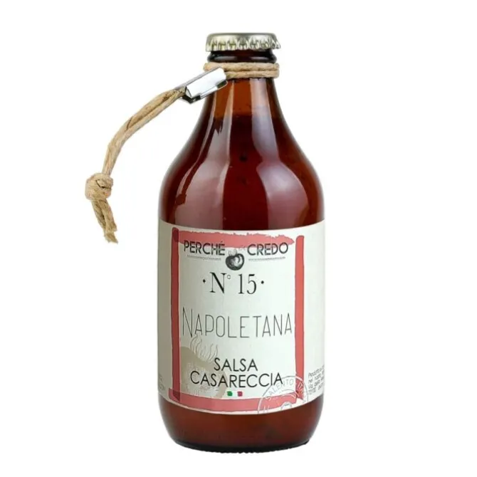 Perché Ci Credo tomatensaus met ui en kappertjes 330 gram