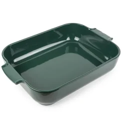 Peugeot Appolia rechthoekige ovenschaal 36 cm keramiek bosgroen