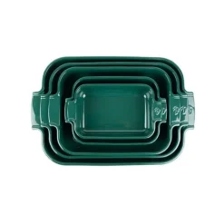 Peugeot Appolia rechthoekige ovenschaal 22 cm keramiek bosgroen