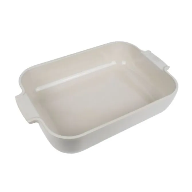 Peugeot Appolia rechthoekige ovenschaal 36 cm keramiek ecru