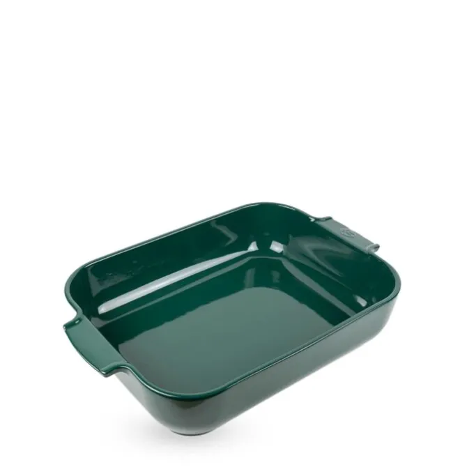 Peugeot Appolia rechthoekige ovenschaal 40 cm keramiek bosgroen