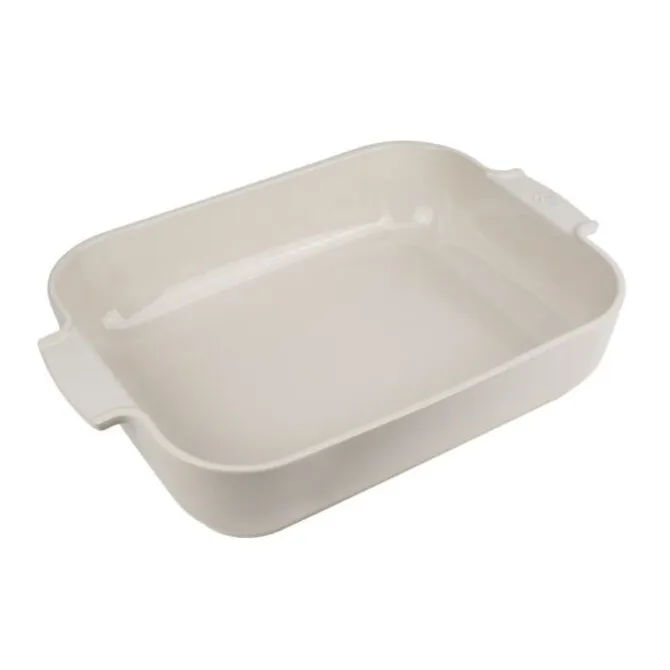Peugeot Appolia rechthoekige ovenschaal 40 cm keramiek aubergine