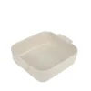 Peugeot Appolia vierkante ovenschaal 21 cm keramiek ecru