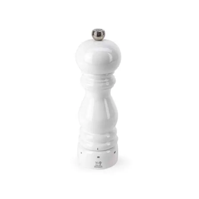 Peugeot Paris Zirlion zoutmolen U-select 18 cm hout Laqué Blanc