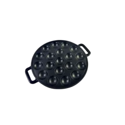 1821 poffertjespan ø 20 cm gietijzer zwart