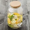 Point-Virgule drankendispenser 5,6 liter met kurkdop transparant