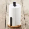 Point-Virgule keukenrolhouder ø 15 cm h 29 cm bamboehout zwart