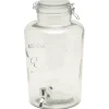 Point-Virgule limonadetap met beugeldeksel 8 liter glas