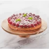 Point-Virgule taartschaal op voet ø 28 cm h 7,5 cm acaciahout