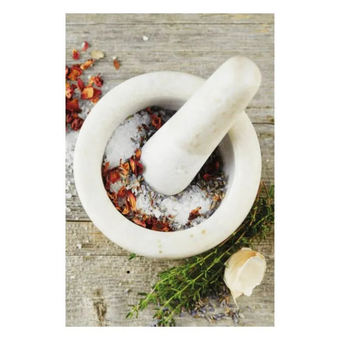 Point Virgule vijzel ø 12 cm marmer wit