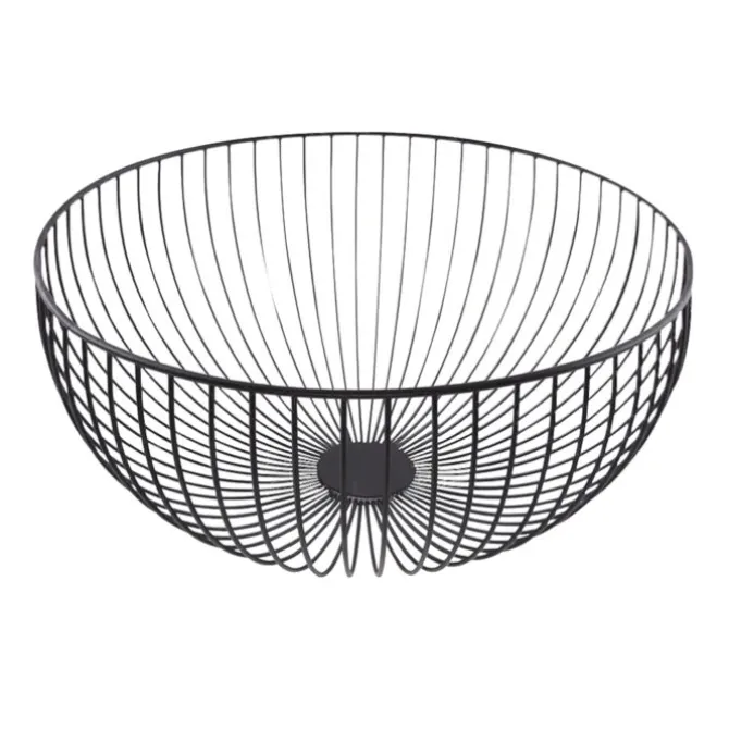 Point-Virgule Wire fruitmand ø 30 cm zwart