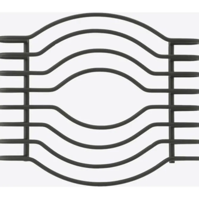 Point Virgule Wire pannenonderzetter 18,5 x 15 cm rvs zwart