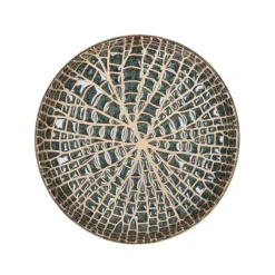 Pomax Lotus diep bord ø 20 cm porselein brons