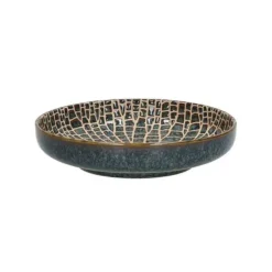 Pomax Lotus diep bord ø 20 cm porselein brons