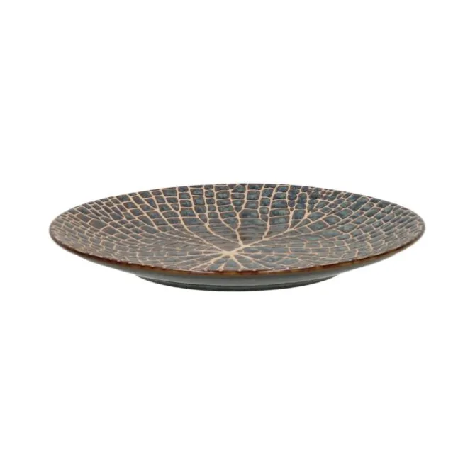 Pomax Lotus ontbijtbord ø 22 cm porselein brons