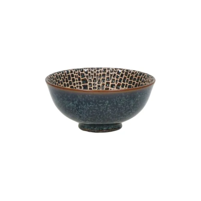 Pomax Lotus ontbijtkom ø 12 cm porselein brons