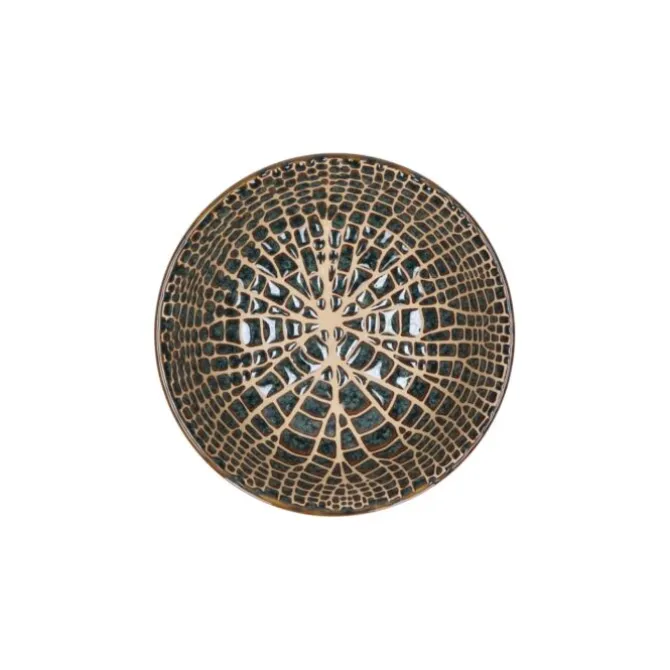 Pomax Lotus ontbijtkom ø 12 cm porselein brons