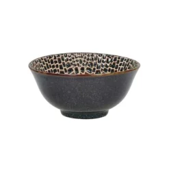 Pomax Lotus soepkom ø 15 cm porselein brons