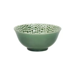 Pomax Lotus soepkom ø 15 cm porselein groen
