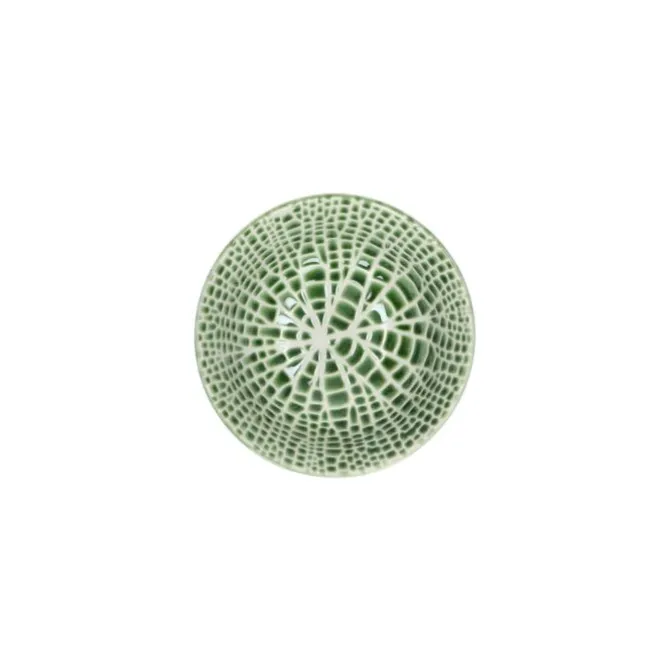 Pomax Lotus soepkom ø 15 cm porselein groen