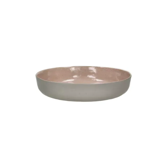 Pomax Spiro diep bord ø 20,5 cm aardewerk poederroze