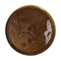 Pomax Spiro dinerbord ø 27 cm aardewerk bruin