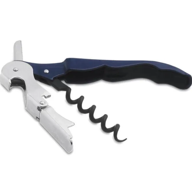 Pulltex Basic kurkentrekker rvs blauw