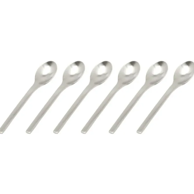 Puresigns One koffielepel 14 cm rvs mat 6 stuks