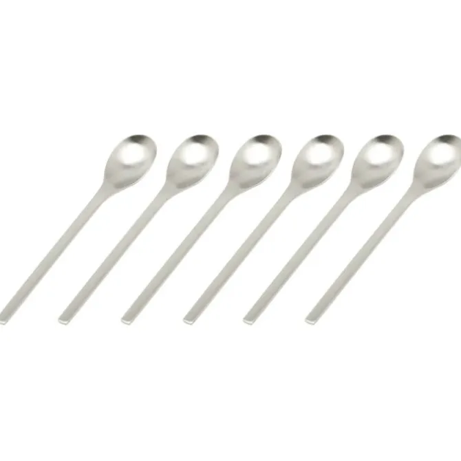 Puresigns One latte macchiatolepel 18,5 cm rvs mat 6 stuks
