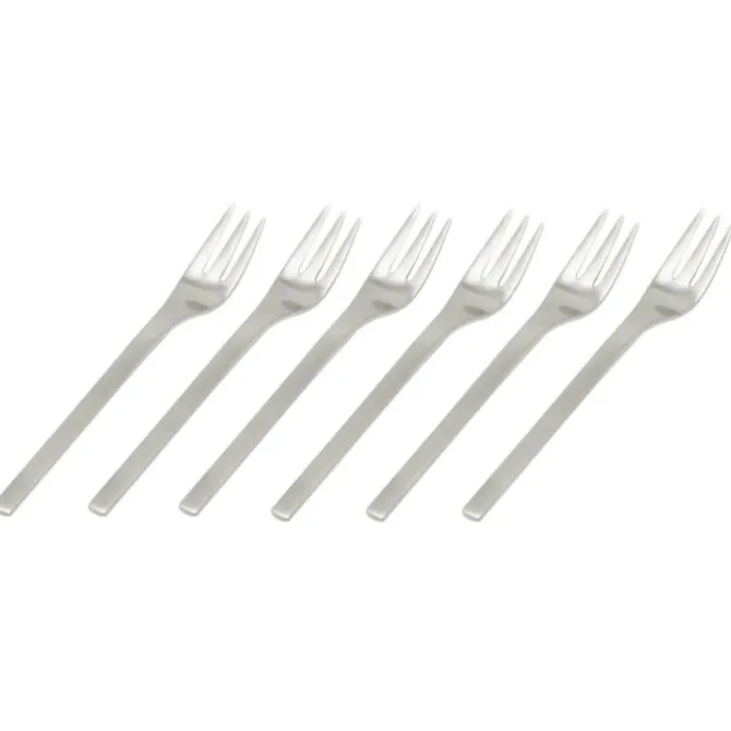 Puresigns One taartvork 15,5 cm rvs mat 6 stuks