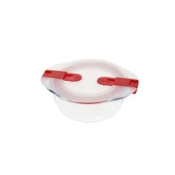 Pyrex Cook & Heat ronde ovenschaal met deksel 0.35 L glas