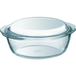 Pyrex ovenschaal met deksel 2,1 liter glas