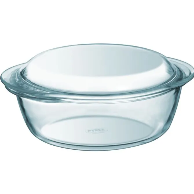 Pyrex ovenschaal met deksel 1,4 liter glas