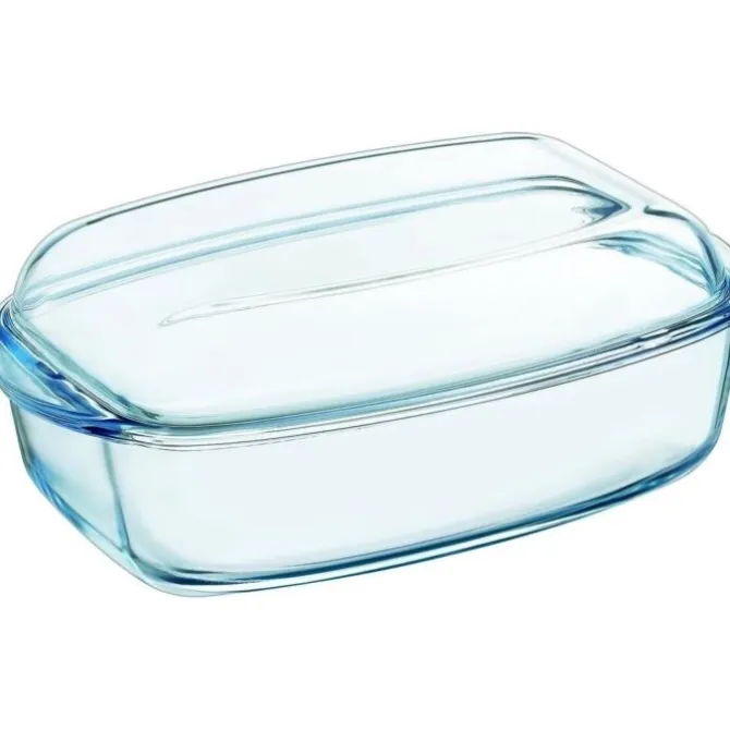 Pyrex ovenschaal met deksel 37 x 22 cm glas