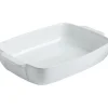 Pyrex ovenschaal 30 x 22 cm aardewerk wit