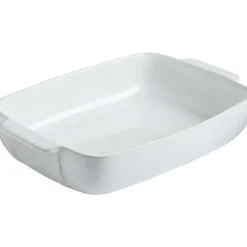 Pyrex ovenschaal 30 x 22 cm aardewerk wit