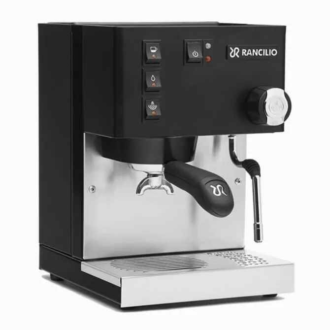 Rancilio Silvia espressomachine model V6 E rvs zwart
