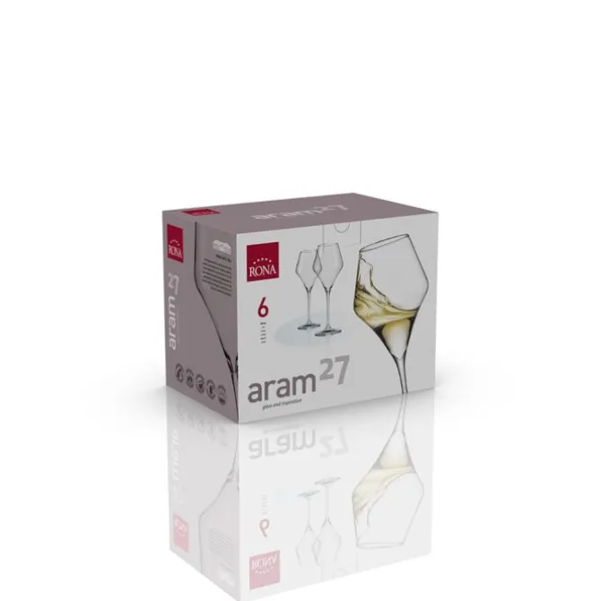 Rona Aram wijnglas 270 ml kristalglas 6 stuks
