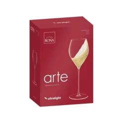 Rona Arte champagneglas 290 ml kristalglas 2 stuks