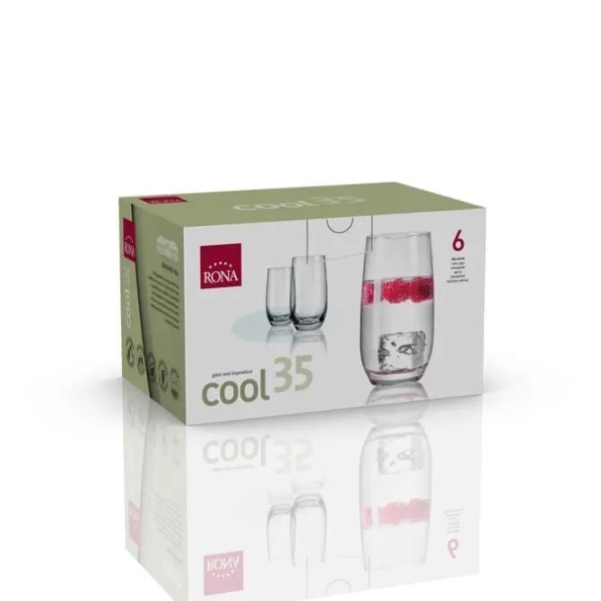 Rona Cool Mix drinkglas 350 ml kristalglas 6 stuks
