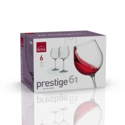 Rona Prestige Burgundy wijnglas 610 ml kristalglas 6 stuks
