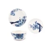 Royal Delft Peacock Symphony serviesset aardewerk 3-delig