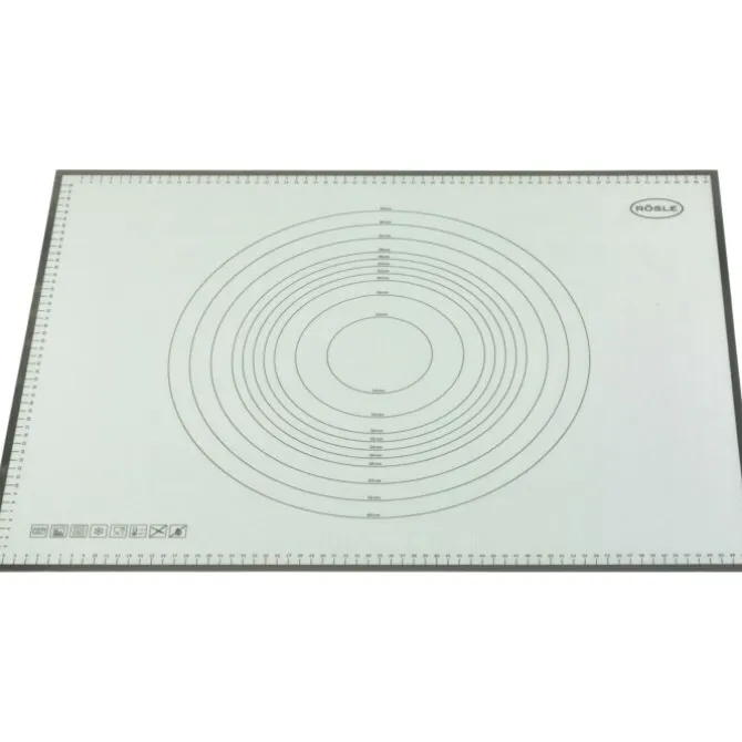 Rösle bak- en werkmat 68 x 53 cm siliconen grijs