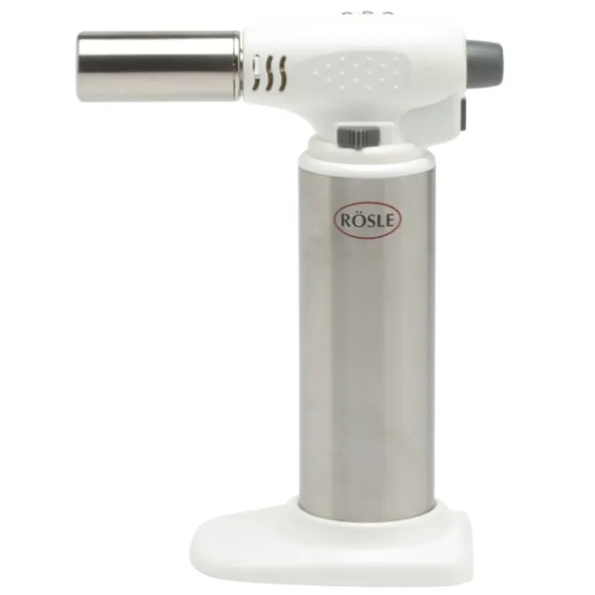 Rösle crème brûléebrander 17 cm rvs wit