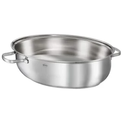 Rösle Elegance braadpan ovaal 8 liter rvs glans
