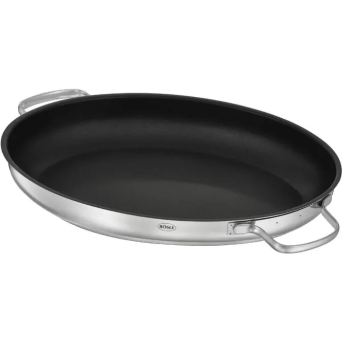 Rösle Elegance braadpan ovaal 8 liter rvs glans