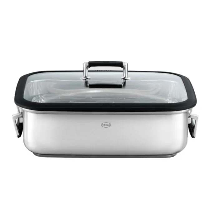 Rösle Silence Pro braadslede 44 x 29,6 cm rvs