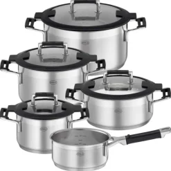 Rösle Silence Pro pannenset rvs 5-delig