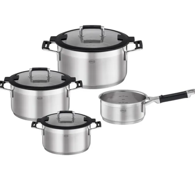 Rösle Silence Pro pannenset rvs 4-delig